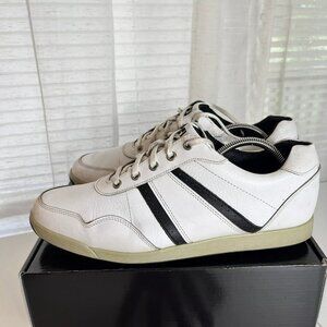 FootJoy Contour Spikeless Golf Shoes‎ Mens Size 11.5 M White Leather